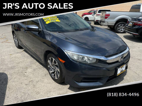 2016 Honda Civic for sale at JR'S AUTO SALES in Pacoima CA