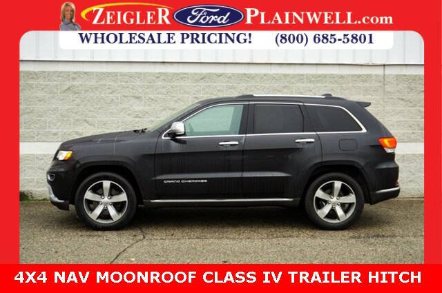 2014 Jeep Grand Cherokee for sale at Zeigler Ford of Plainwell in Plainwell MI