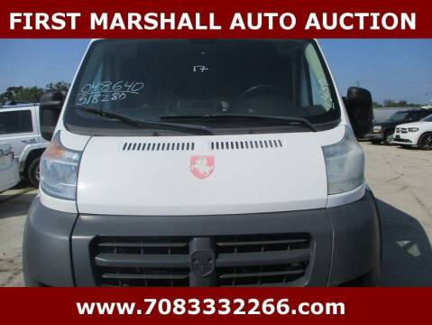 2017 RAM promaster 2500 for sale at First Marshall Auto Auction in Harvey IL