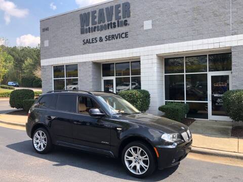 2010 BMW X3 for sale at Weaver Motorsports Inc in Cary NC