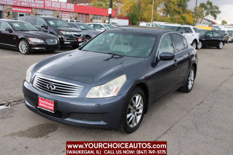 2009 Infiniti G37 Sedan for sale at Your Choice Autos - Waukegan in Waukegan IL