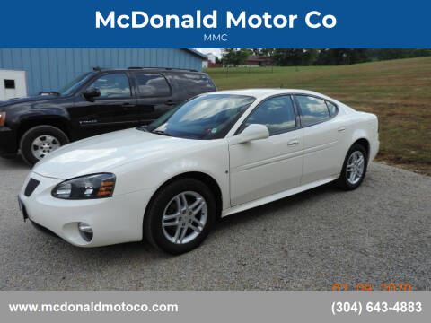 2006 Pontiac Grand Prix for sale at McDonald Motor Co in Harrisville WV