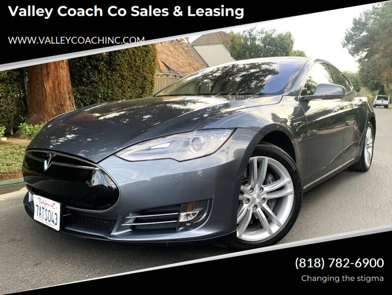 2013 Tesla Model S for sale at Valley Coach Co Sales & Leasing in Van Nuys CA