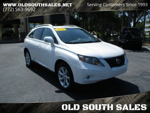 2012 Lexus RX 350 for sale at OLD SOUTH SALES in Vero Beach FL