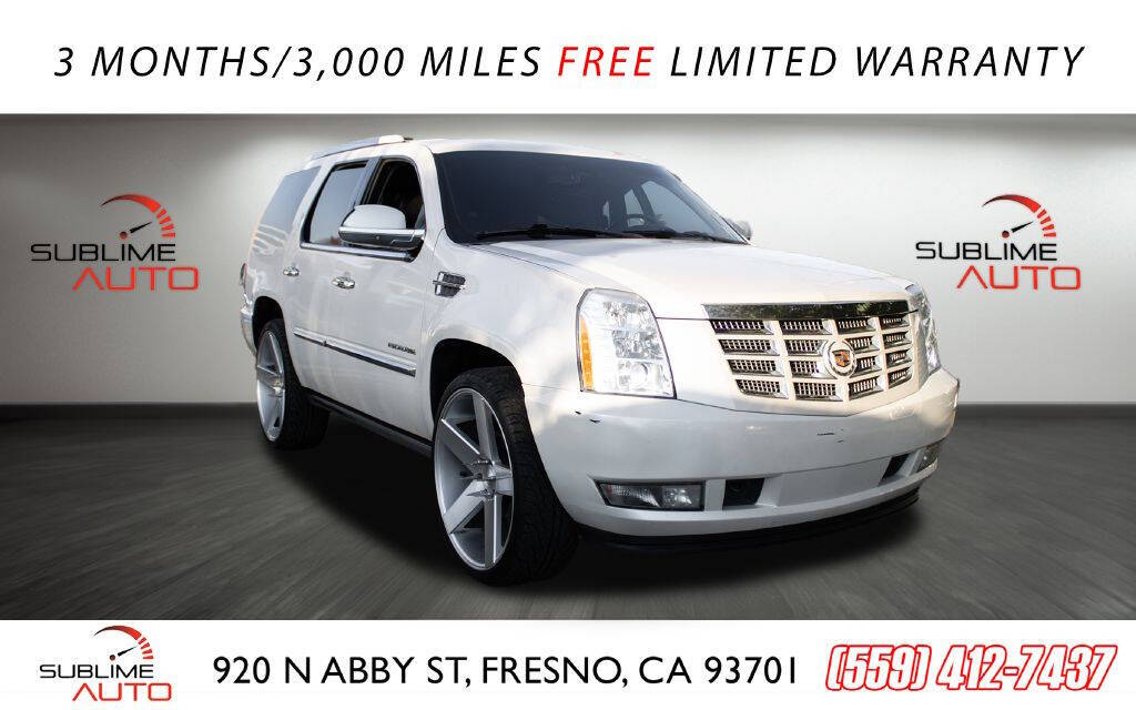 2011 Cadillac Escalade for sale at SUBLIME AUTO in Fresno, CA