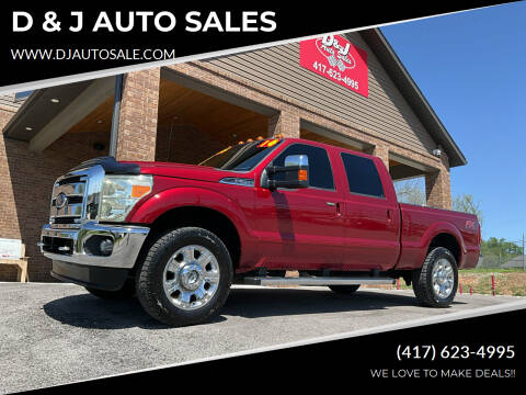 2014 Ford F-250 Super Duty for sale at D & J AUTO SALES in Joplin MO