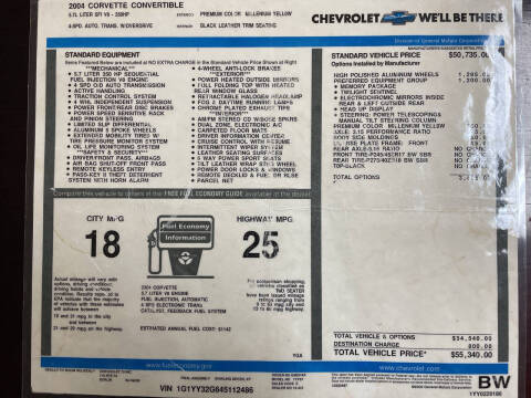 2004 Chevrolet Corvette