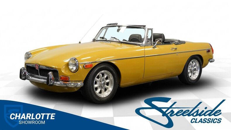 Harvest Gold 1973 MG MGB 1