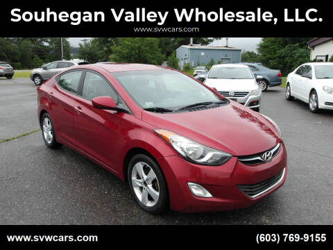2013 Hyundai Elantra for sale at Souhegan Valley Wholesale, LLC. in Milford NH