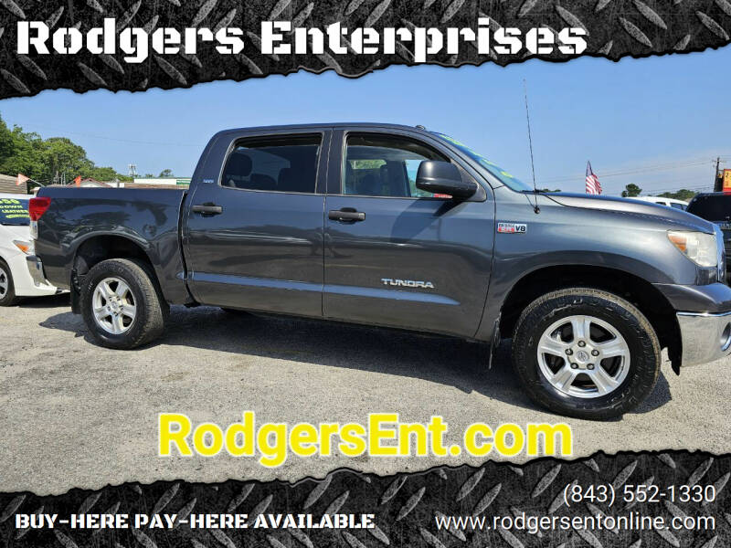 2012 Toyota Tundra for sale at Rodgers Enterprises in North Charleston SC