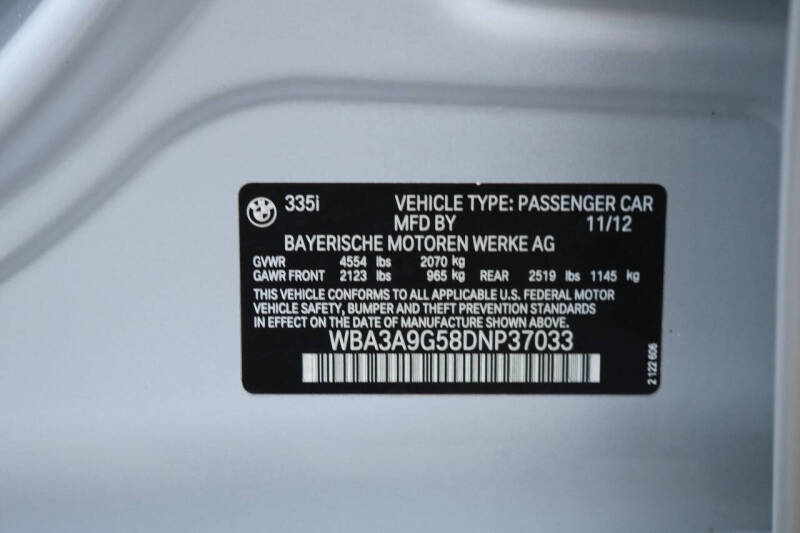 2013 BMW 3 Series 335i