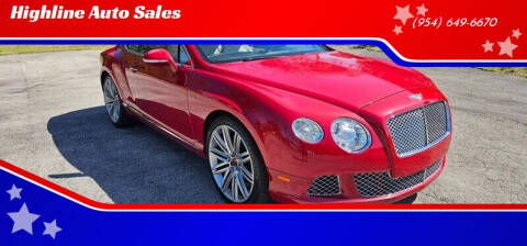 2013 Bentley Continental GT Speed