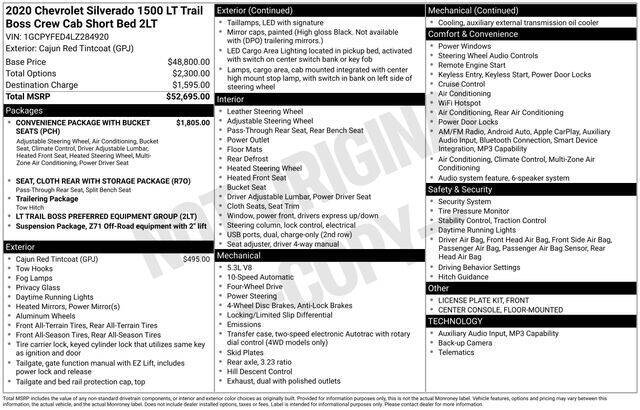 2020 Chevrolet Silverado 1500