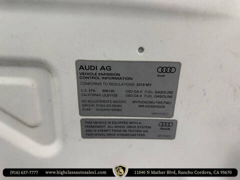 2019 Audi A8 L quattro 55 TFSI