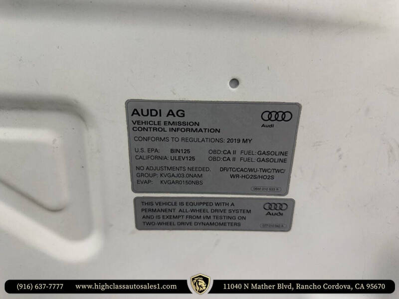 2019 Audi A8 L quattro 55 TFSI