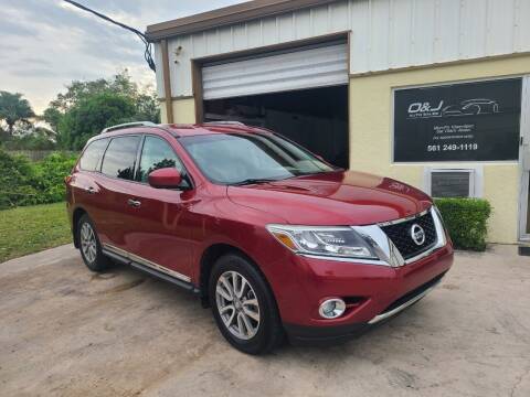 2016 Nissan Pathfinder for sale at O & J Auto Sales in Royal Palm Beach FL
