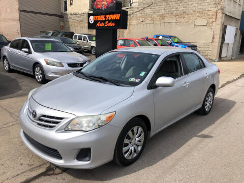2013 Toyota Corolla for sale at STEEL TOWN PRE OWNED AUTO SALES in Weirton WV