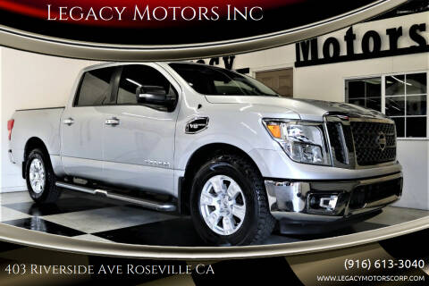 2017 Nissan Titan for sale at Legacy Motors Inc in Roseville CA