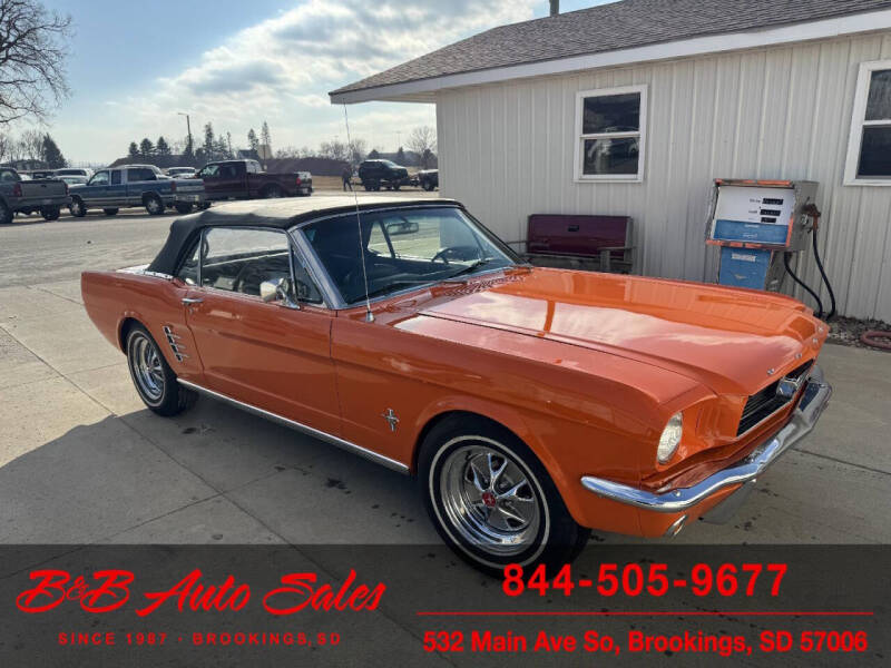 1966 Ford Mustang for sale at B & B Auto Sales in Brookings SD