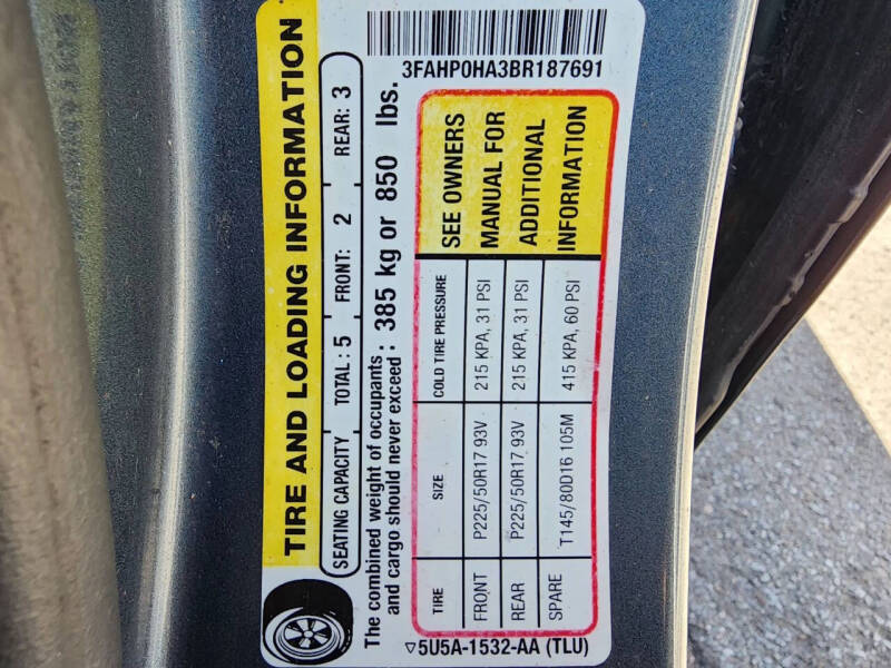 2011 Ford Fusion SE