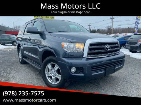 2008 Toyota Sequoia for sale at Mass Motors LLC in Worcester MA