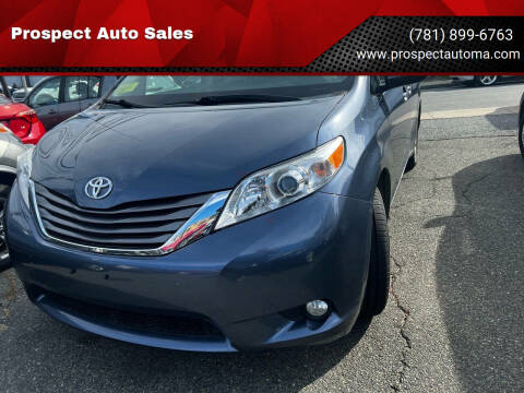 2013 Toyota Sienna for sale at Prospect Auto Sales in Waltham MA