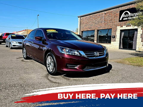 2013 Honda Accord for sale at AUTO BARGAIN, INC. #2 in Oklahoma City OK