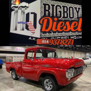 1959 Ford F-100 for sale at BIG BOY DIESELS in Fort Lauderdale FL