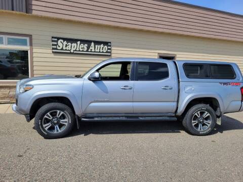2018 Toyota Tacoma for sale at STAPLES AUTO SALES in Staples MN