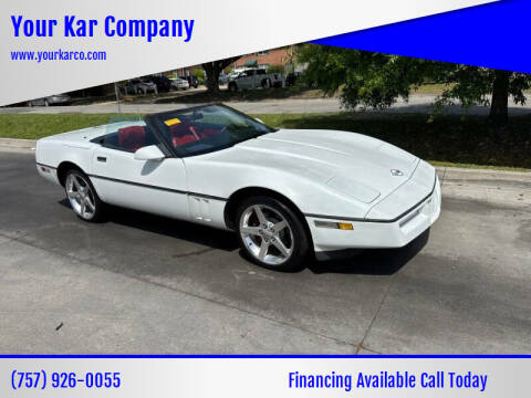 1989 Chevrolet Corvette for sale at Your Kar Company in Norfolk VA