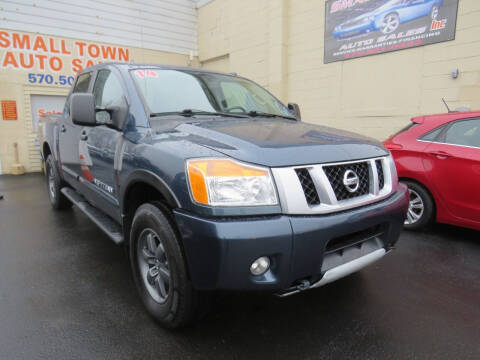 2014 Nissan Titan for sale at Small Town Auto Sales in Hazleton PA