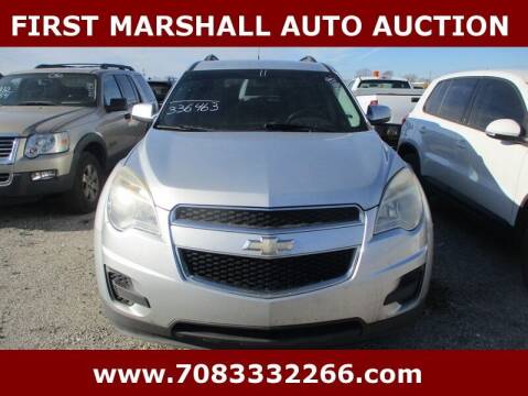 2011 Chevrolet Equinox for sale at First Marshall Auto Auction in Harvey IL