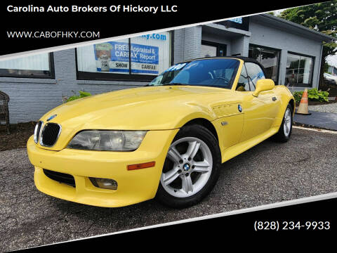2000 BMW Z3 for sale at Carolina Auto Brokers of Hickory LLC in Newton NC