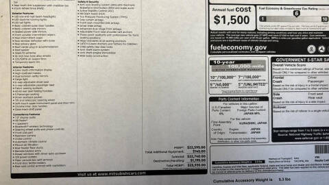 2020 Mitsubishi Outlander Sport