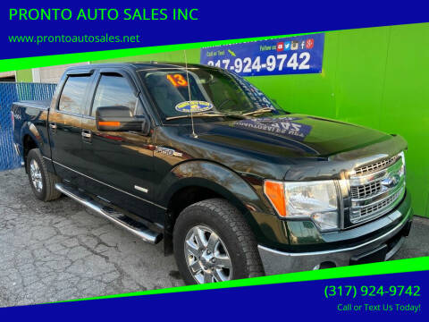 2013 Ford F-150 for sale at PRONTO AUTO SALES INC in Indianapolis IN