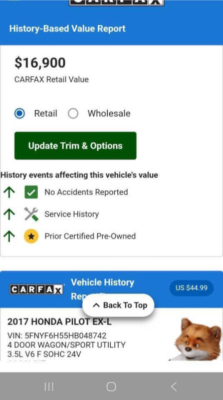 2017 Honda Pilot EX-L