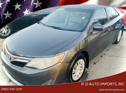 2012 Toyota Camry for sale at R-D AUTO IMPORTS, Inc in Charlotte NC