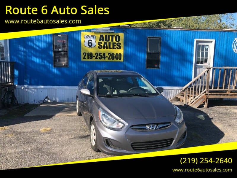 2013 Hyundai Accent for sale at Route 6 Auto Sales in Portage IN