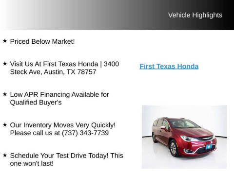 2020 Chrysler Pacifica Hybrid Limited