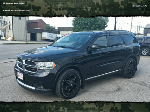 2012 Dodge Durango for sale at El Rancho Auto Sales in Des Moines IA