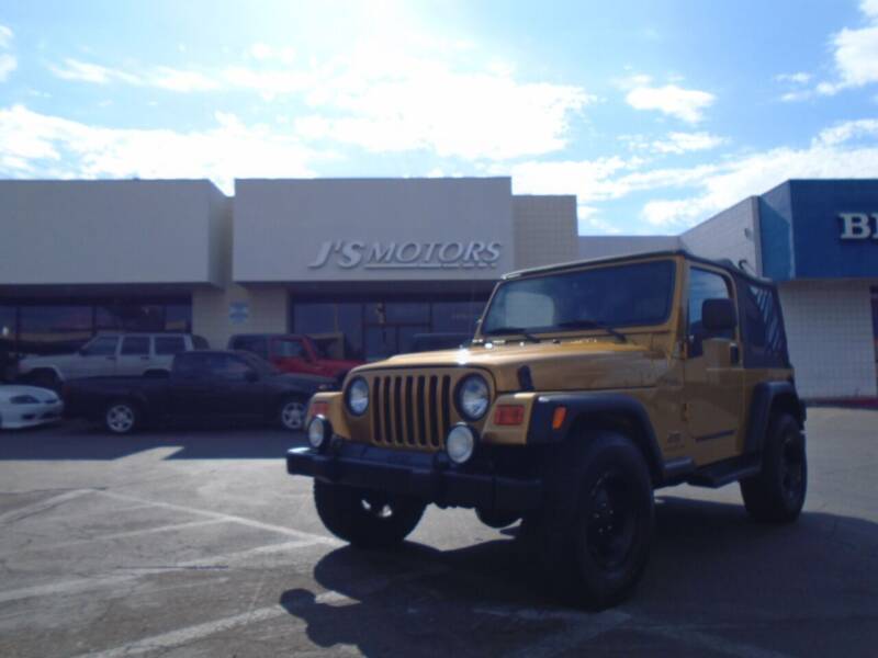 2003 Jeep Wrangler for sale at J'S MOTORS in San Diego CA