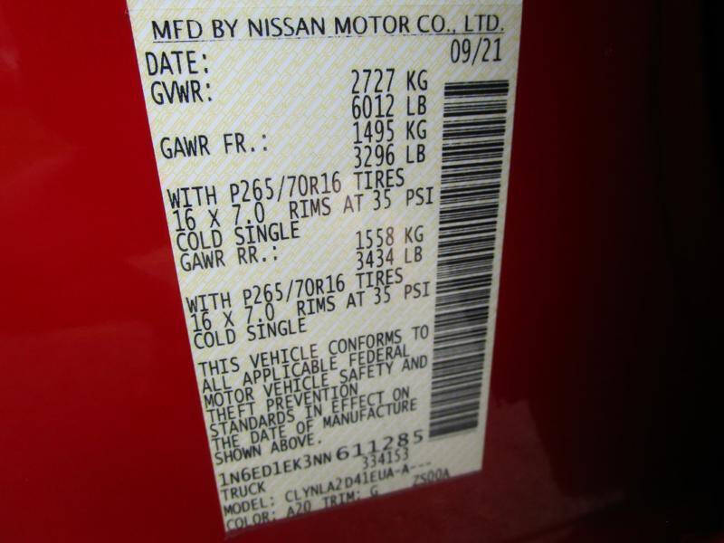 2022 Nissan Frontier