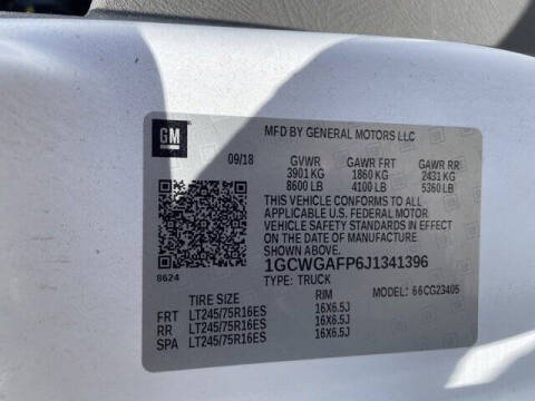 2018 Chevrolet Express 2500