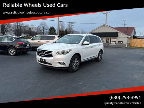 2014 Infiniti QX60 for sale at Reliable Wheels Used Cars in West Chicago IL