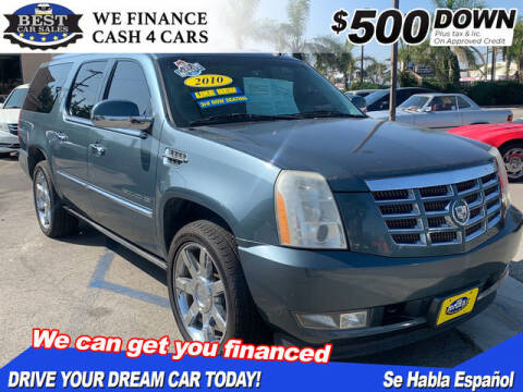 2010 Cadillac Escalade ESV for sale at Best Car Sales in South Gate CA