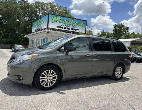 2012 Toyota Sienna for sale at Mainline Auto in Jacksonville FL