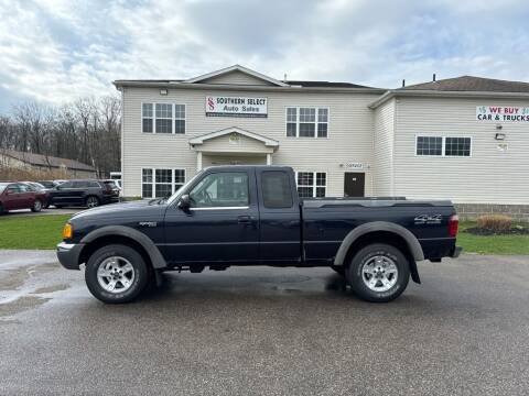 2002 Ford Ranger for sale at SOUTHERN SELECT AUTO SALES in Medina OH