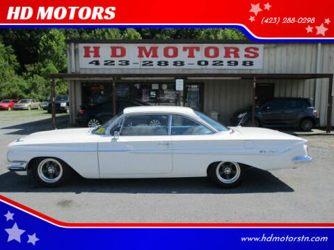 1961 Chevrolet Impala for sale at HD MOTORS in Kingsport TN