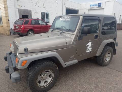 2006 Jeep Wrangler for sale at Salmon Automotive Inc. in Tracy MN
