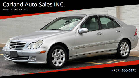 2005 Mercedes-Benz C-Class for sale at Carland Auto Sales INC. in Portsmouth VA